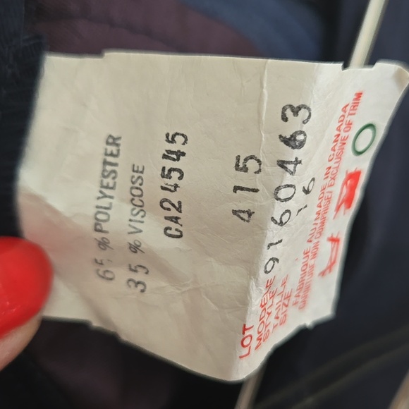 1980s Vintage Navy Skirt Addition Elle - Picture 10 of 13